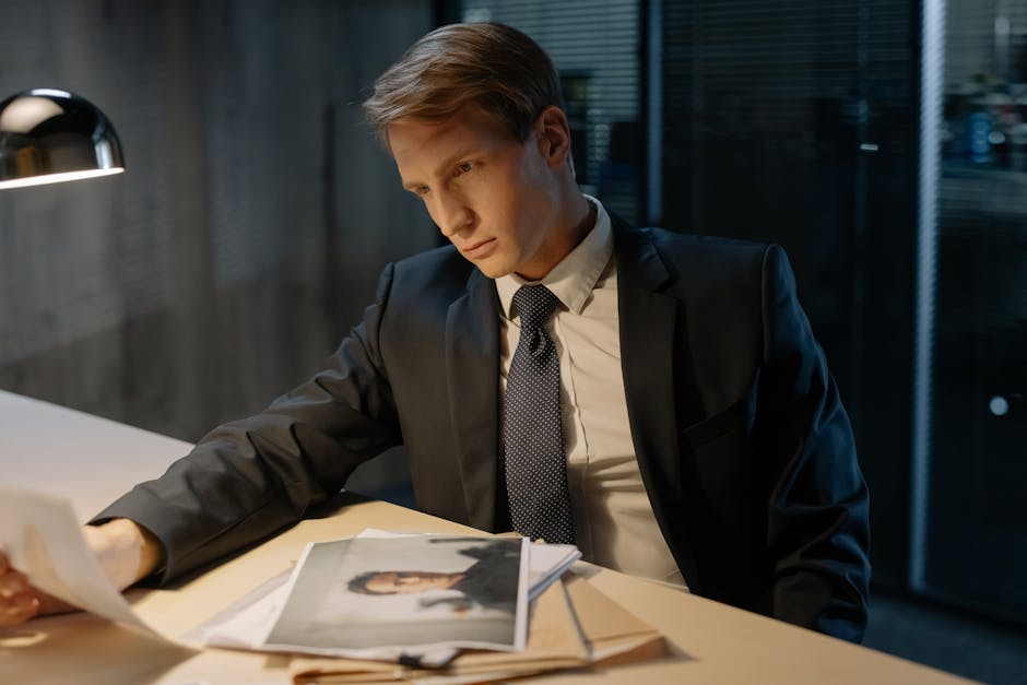Imagen sobre detective privado trabajando